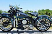 Picture 2 - 1942 Harley-Davidson WLA, Blue color motorbike