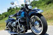 Picture 3 - 1942 Harley-Davidson WLA, Blue color motorbike
