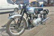 Picture 7 - Vintage 1947 Triumph T100. Rigid / Teles, Panel Tank. V5C. Fully Restored motorbike