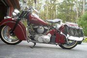 Picture 2 - 1948 Indian Chief, Red motorbike