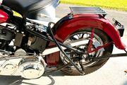 Picture 4 - 1949 Harley-Davidson, Burgundy motorbike