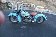 Picture 4 - 1937 Indian Chief, Blue motorbike