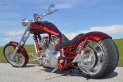 Picture 2 - 2006 Bourget Python 330 rear tire, chopper minty condition, 1 owner motorbike