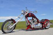 Picture 3 - 2006 Bourget Python 330 rear tire, chopper minty condition, 1 owner motorbike