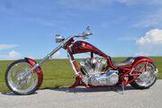 Picture 5 - 2006 Bourget Python 330 rear tire, chopper minty condition, 1 owner motorbike
