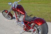 Picture 7 - 2006 Bourget Python 330 rear tire, chopper minty condition, 1 owner motorbike