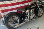 Picture 2 - 1952 Harley-Davidson Touring, Black motorbike
