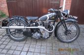 1938 SUNBEAM 500cc LIGHT SOLO SPORT MOTORCYCLE for sale