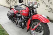 1941 Harley-Davidson U, in Red for sale