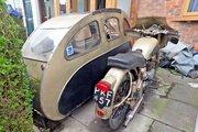 Picture 4 - BSA A10 Golden Flash plunger with twin adult Busmar sidecar 1954 motorbike