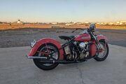Picture 4 - 1947 Harley-Davidson FL, in Red motorbike