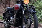 BSA A7 Rigid 1951 500cc Original Registration Classic Motorcycle for sale