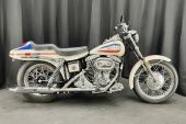 1971 Harley-Davidson FX Super Glide Boat Tail, in Birch White for sale