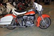 1969 Harley-Davidson FLH ELECTRA GLIDE Orange and Wrinkle Black