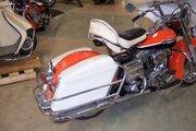 Picture 7 - 1969 Harley-Davidson FLH ELECTRA GLIDE Orange and Wrinkle Black motorbike