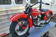 Picture 5 - 1946 Harley-Davidson WL, in Red motorbike