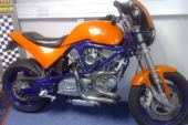 Buell S1 LIGHTNING Classic,Many mods,Chain drive conversion,Orange/Purple for sale