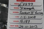 Picture 3 - 2008 Triumph Rocket III Touring 08MY Two Tone fuel placeholder 6 Speed motorbike