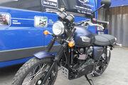 Picture 5 - New Triumph Scrambler 2014 Model in Matt Blue with Ceramic coated exhausts motorbike
