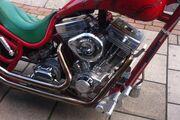 Picture 10 - Harley Style Choppper 102 Miles From New 2002 Bourgets Python in Red motorbike