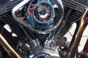 Picture 11 - Harley Style Choppper 102 Miles From New 2002 Bourgets Python in Red motorbike
