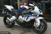 2012 BMW S1000RR ABS TRI-COLOUR, RED/White/BLUE AKRAPOVIC END CAN, HEATED GRIPS for sale