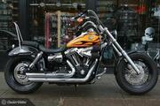 Picture 2 - Harley-Davidson 2009 Dyna Wide Glide FXDWG Yellow Flame Custom Stage 1 motorbike
