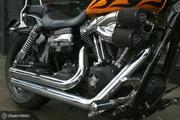 Picture 5 - Harley-Davidson 2009 Dyna Wide Glide FXDWG Yellow Flame Custom Stage 1 motorbike