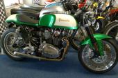 1979 Yamaha XS650 Classic Cafe racer, Mega build, Apple green/cream for sale