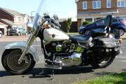 Picture 9 - 2000 Harley-Davidson Fat Boy Pearl white motorbike