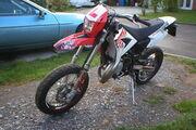 Picture 2 - 2012 CPI Supercross SM 50 in White & Red, SX Supermoto Moped 50cc Moto Cross Style Bike motorbike