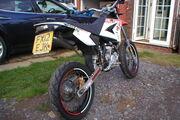 Picture 4 - 2012 CPI Supercross SM 50 in White & Red, SX Supermoto Moped 50cc Moto Cross Style Bike motorbike