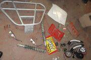 Picture 10 - Honda Pilot FL400R x2 buggy ATV Quad, A Pair with New & Used Parts & Trailer motorbike