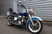 2005 Harley-Davidson FLSTNI SOFTAIL DELUXE BLUE/White for sale