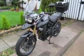2013 Triumph TIGER 800 Black  - With Top Box + Heated Grips + Centre Stand for sale