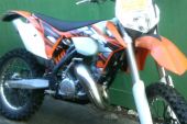 KTM 125 EXC 2013 £4695 ROAD LEGAL TAXED TILL AUGUST 2014  RareLY IN STOCK for sale