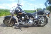 Picture 2 - Harley-Davidson Fat Boy - 1340 EVO - Carb Model - Black motorbike