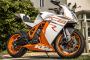 Immaculate low mileage KTM RC8R Akrapovic exhaust