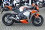 Honda CBR1000RR 2010 silver/orange 3030 miles