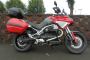 Moto Guzzi Stelvio 1200cc, Adventure, Red, Panniers, Brembo