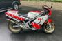 1985 Yamaha RZ500, color Red and White