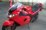 2010 Triumph Sprint ST 1050 in red, 3796 Miles