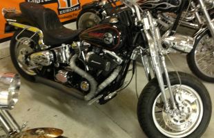 Harley Davidson Springer Softail motorbike