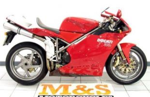 2002 Ducati 998 998cc Sports RED motorbike