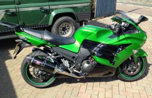 2012 Kawasaki ZZR1400 FCF ABS GREEN 1500 miles motorbike