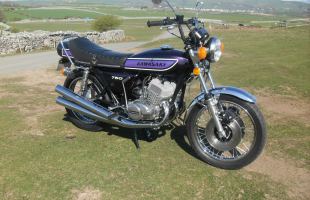 Kawasaki 750 H2C RESTORED UK Classic TRIPLE motorbike