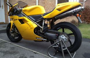 Ducati 748 with 853 Engine and Many trick parts motorbike