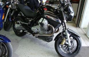 2007 (07) Moto Guzzi V1200 1151cc Naked Black motorbike