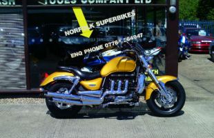 2007 Triumph ROCKET 111. Contact Andy Tooes motorbike