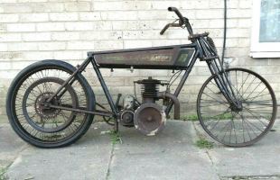 VINTAGE PRE WAR c.1924 ROYAL ENFIELD GIRDER FORK 225cc 2 1/4HP BARN FIND PROJECT motorbike